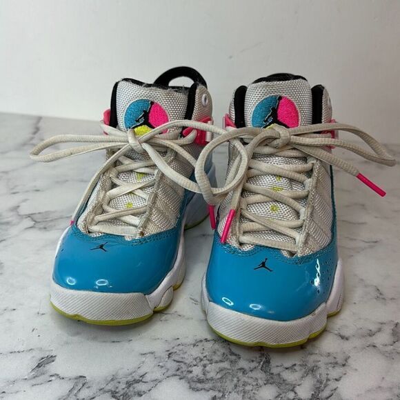 Nike Air Jordan 6 Rings High Top Sneakers 11C - Picture 4 of 7